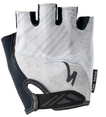 Specialized Bg Dual Gel Short Finger Women&#39;s Gloves M - Dove Grey Fern