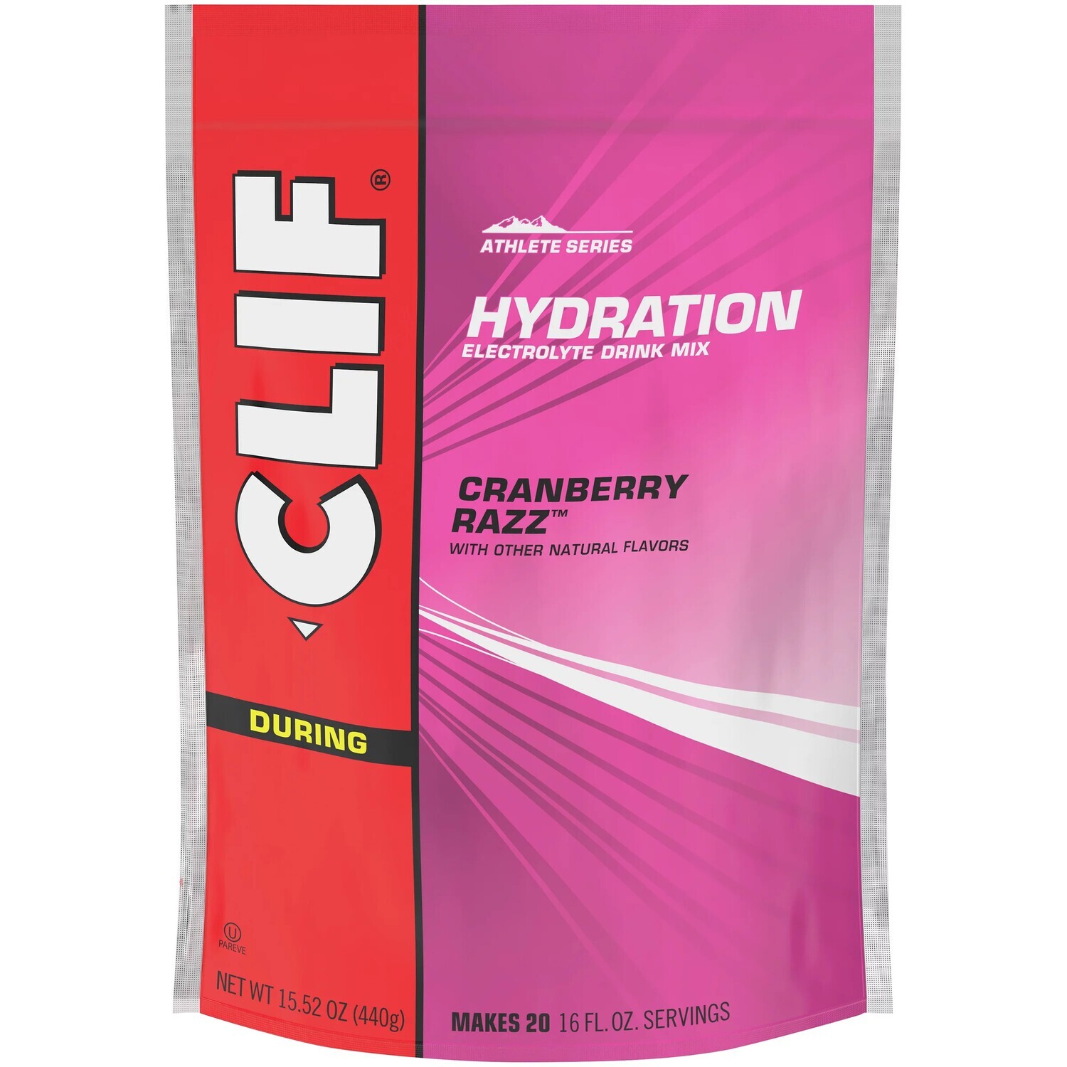 Clif Hydration Electrolyte Drink Mix Cranberry Raz