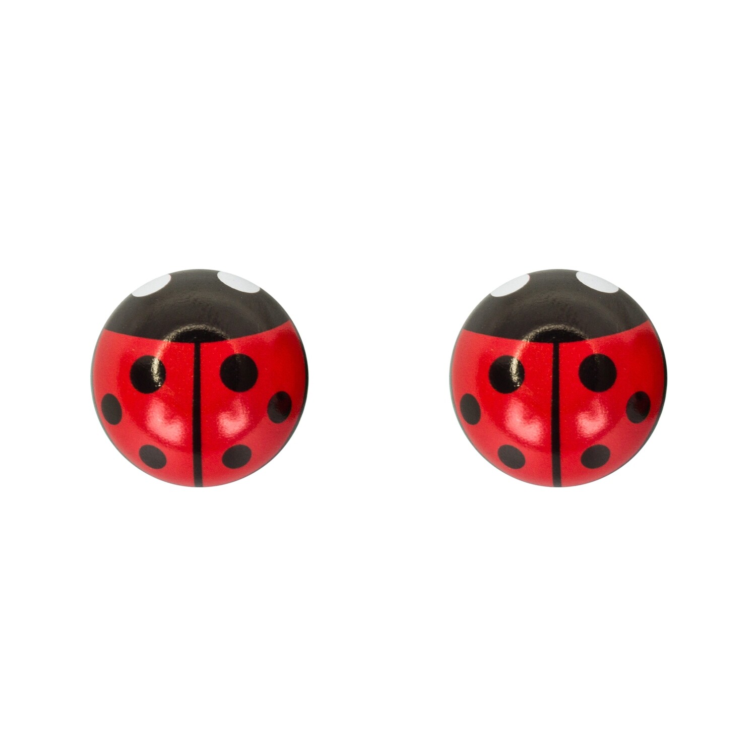 Trik Topz Valve Caps- Lady Bug red