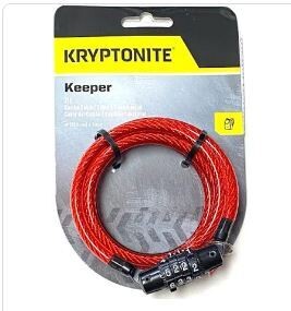 Kryptonite keeper 712 Combo Cable Red Lock