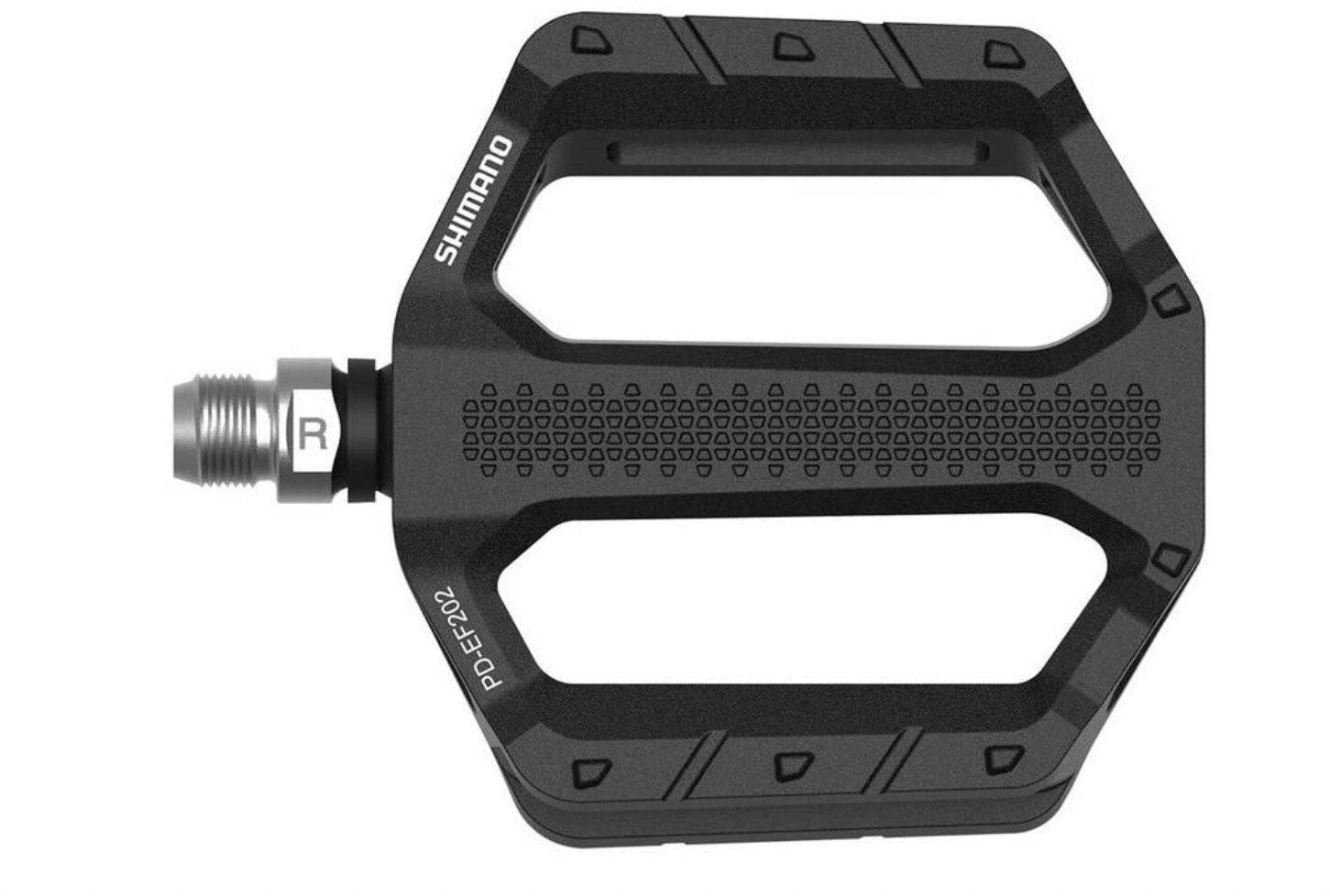 Shimano PD-EF202 Flat Pedals 9/16&quot; - Black