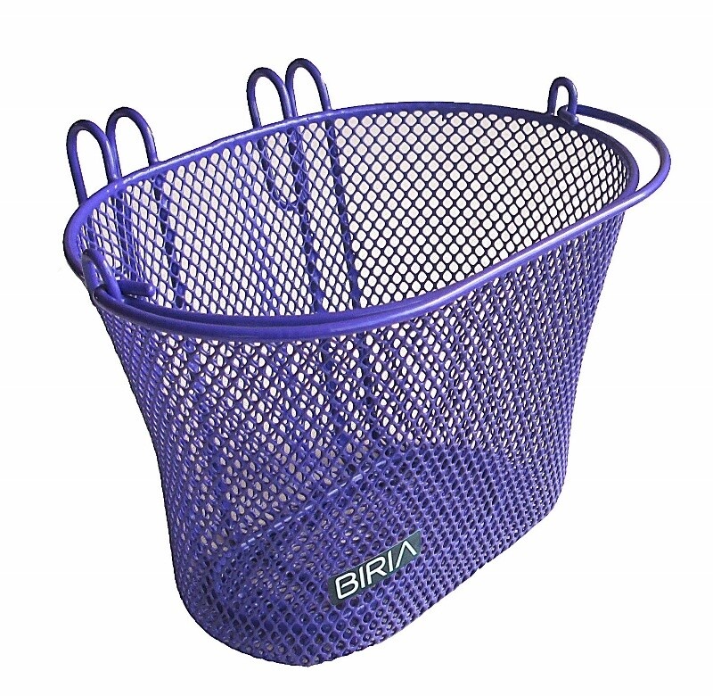 Biria Small Kids Basket With Hooks/Purple