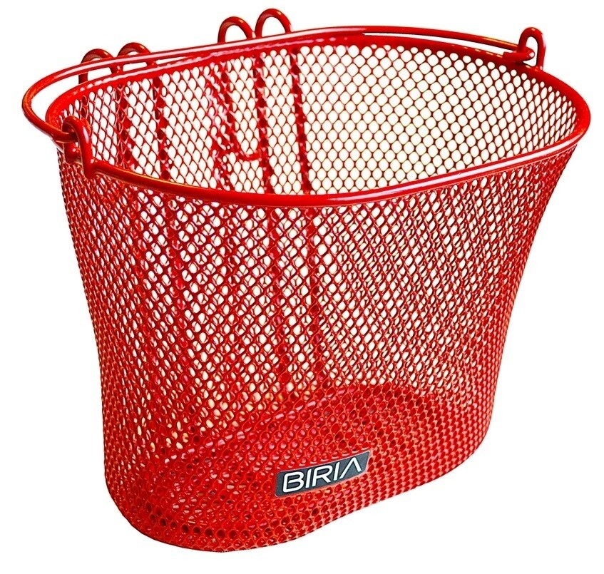 Biria Small Kids Basket With Hooks/Red