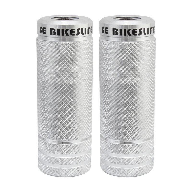 SE Wheelie Pegs Silver