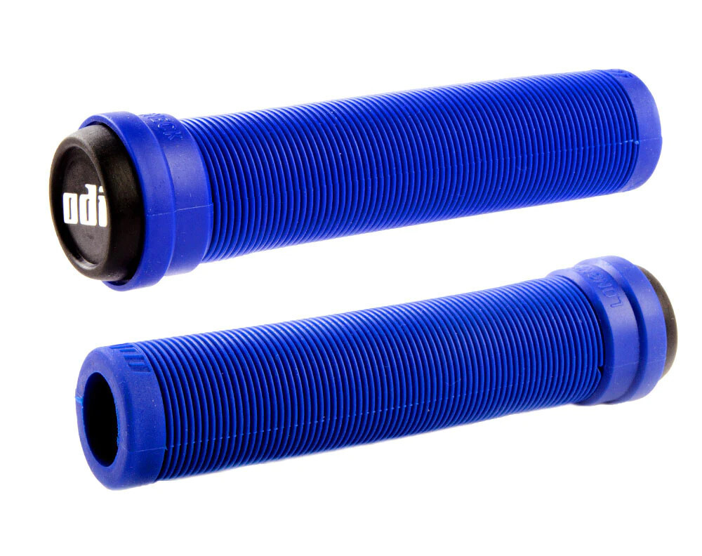 ODI Soft Longneck BMX Grips Flangeless 135mm - Blue