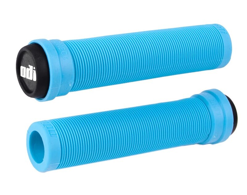 ODI Soft Longneck BMX Grips Flangeless 135mm -Aqua