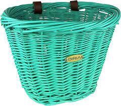 Biria Wicker Basket Green