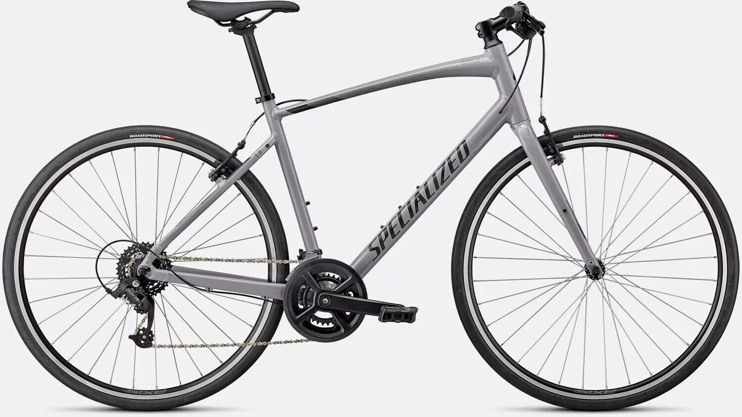 Specialized Sirrus 1.0 Cool Grey/Smoke/Black Reflective Small **SALE* Reg. $649.99