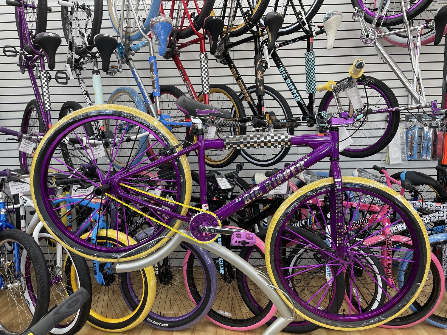 SE Big Ripper 29&quot; Purple Rain/Yellow Custom