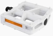 Black Ops T-Bar Pedals 1/2&quot; - White