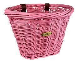 Biria Wicker Basket Pink
