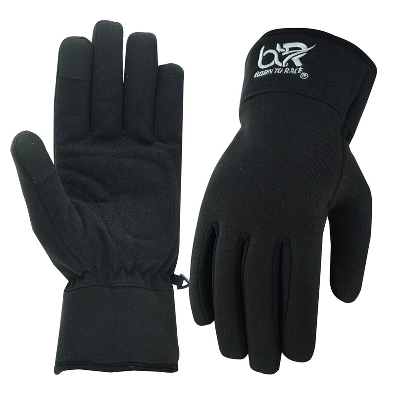 Born To Race Winter Gloves Black - X-Small