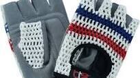 Born To Race Chauffeur Half Finger Padded Gloves Black - Large