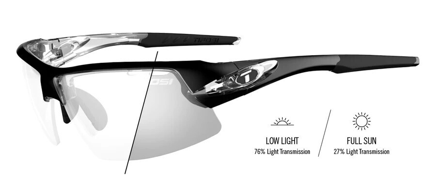 Tifosi Crit - Crystal Black W/ Fototec Lense
