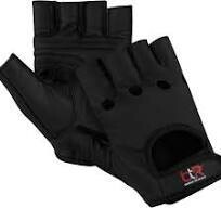 Born To Race Chauffeur Half Finger Padded Gloves Black - Medium