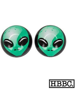 Trik Topz Dice Alien Valve Cap Covers