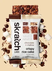 skratch LABS crispy rice cake chocolate + mallow