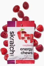 Skratch LABS Energy Chews Raspberry