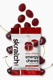 Skratch LABS Energy Chews Sour Cherry