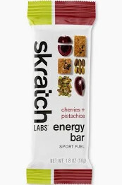 skratch LABS energy bar cherry + pistachio