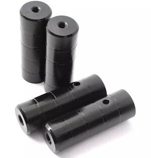 Pair of Black Pegs Generic 14mm
