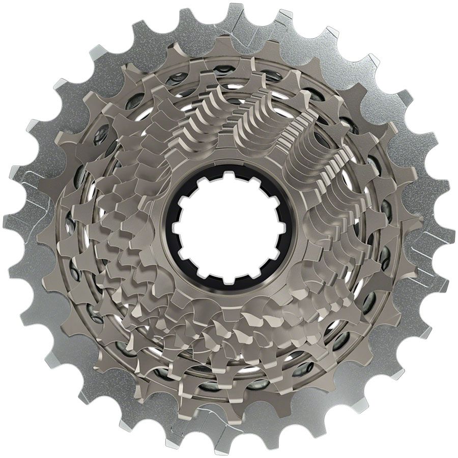 SRAM RED AXS XG-1290 Cassette - 12 Speed, 10-33t, Silver, For XDR Driver Body