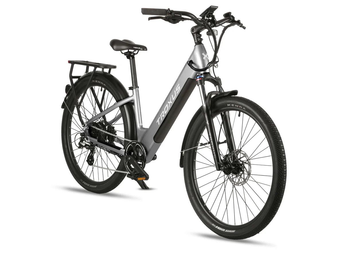 Troxus Trax LT E-Bike Sliver - Medium