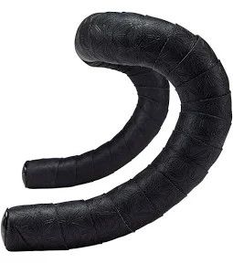 Supacaz Super Sticky Kush Handlebar Tape - Classic Gunmetal / Ano Black Plugs