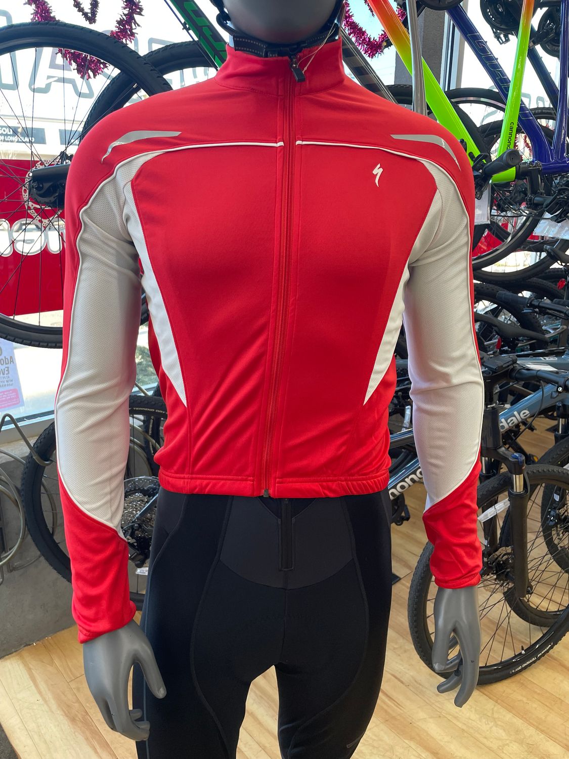 Specialized Acivate Jersey Red/White Mens Small **SALE** Reg. $99.99