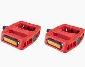 SE 12 O&#39;Clock Nylon 9/16&quot; Pedal - Red