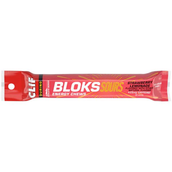 Clif Bloks Sours Energy Chews- Strawberry Lemonade