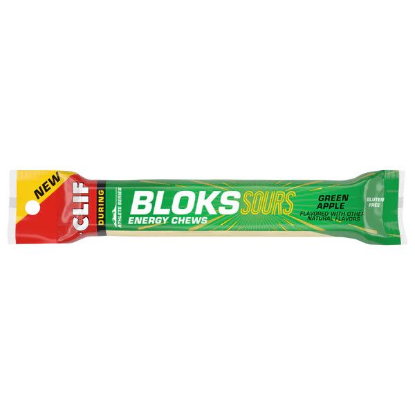 Clif Bloks Sours Energy Chews- Green Apple