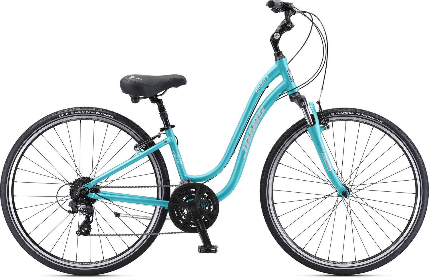 Jamis Citizen 2 Step-Thru Radiant Teal, Size: 14&quot; (X-Small)