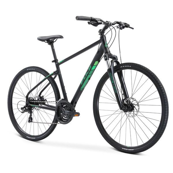 Fuji Traverse 1.7, Color: Black/Green, Size: 15&quot; (Small)
