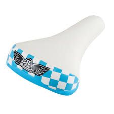 SE Saddle Checkerboard White/Blue