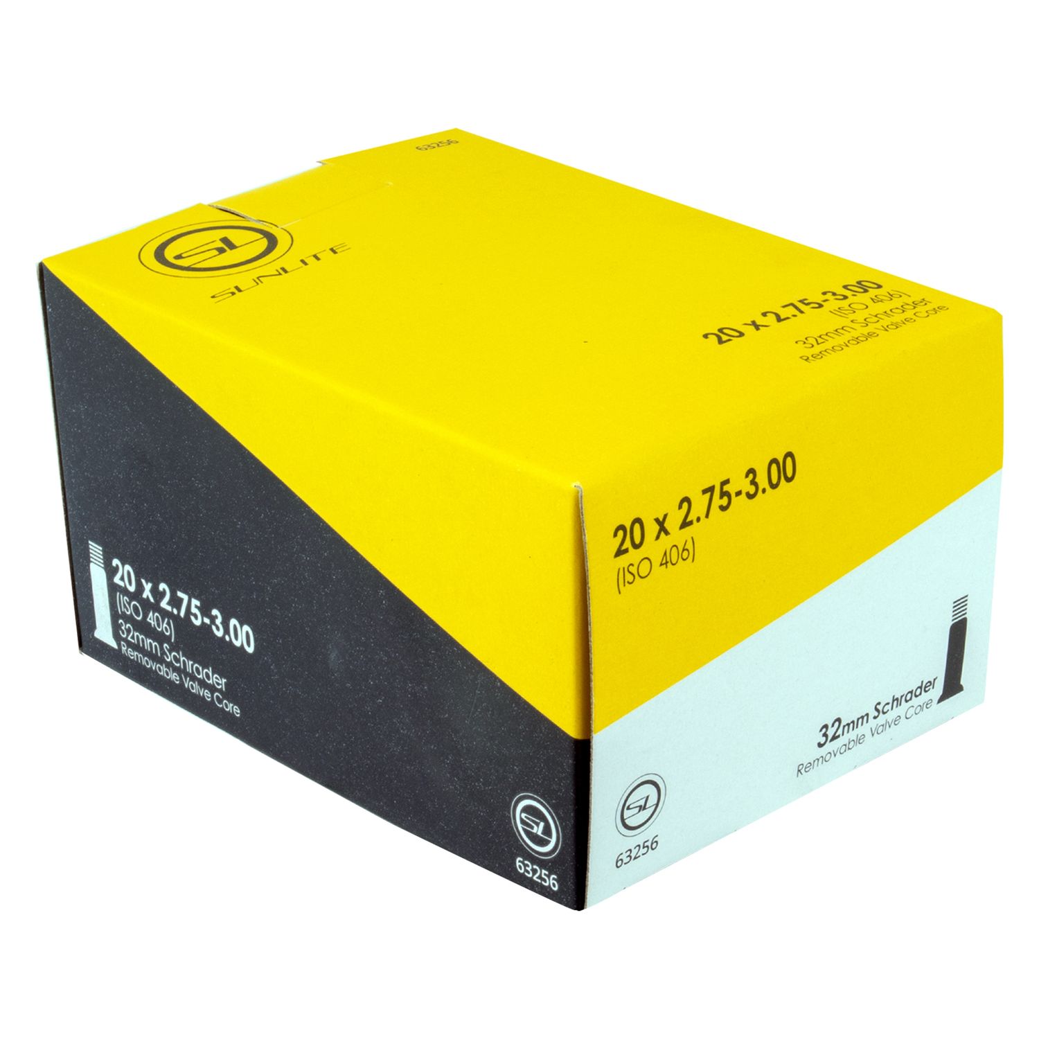 Sunlite 20x2.75-3.00 Schrader Valve  32mm Tube