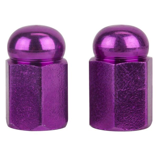 Trik Topz Hex Dome Purple Valve Caps