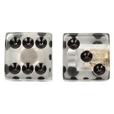 Trik Topz Valve Caps - Dice Clear