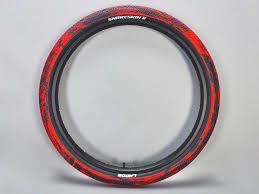 MafiaBikes Snakeskin 2 Tire - Red / Black Marble (27.5x2.5)