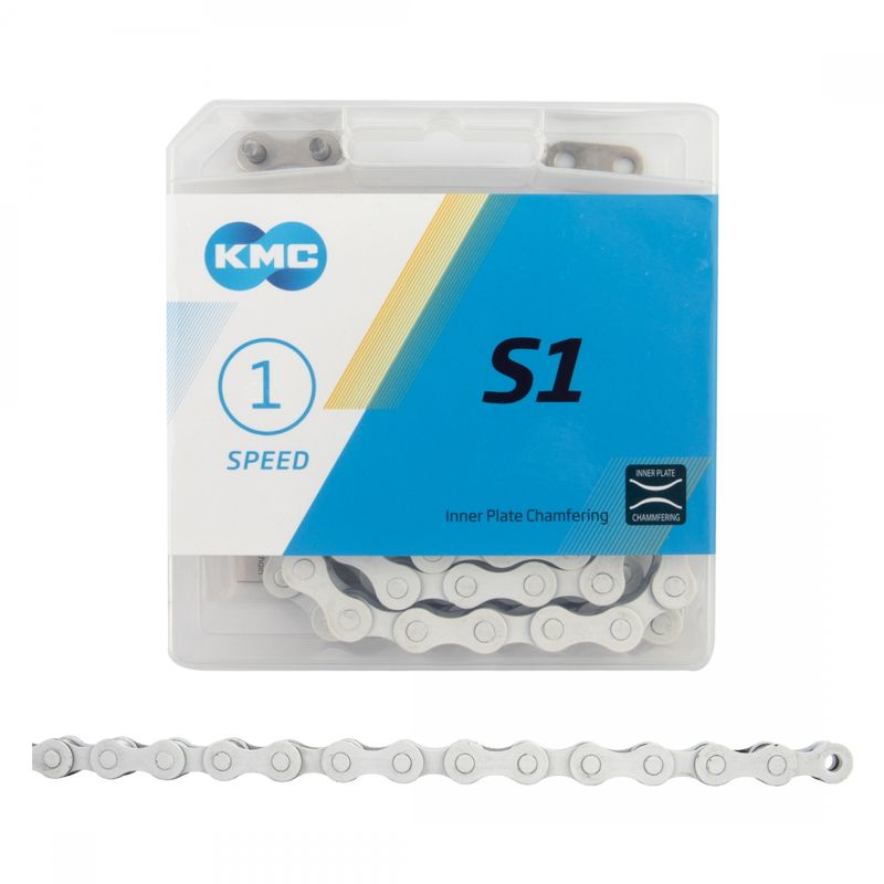 KMC S1 Single Speed Chain - White