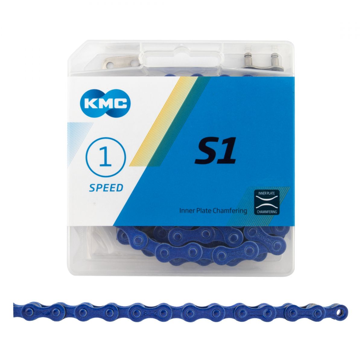 KMC S1 Single Speed Chain - Dark Blue