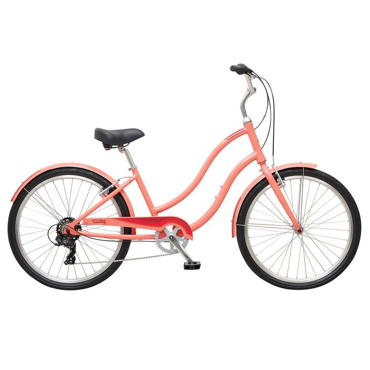 Tuesday March 7 LS 26", Color: Coral