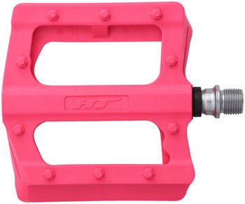 HT Components PA12 Pedals - Platform 9/16" - Neon Pink