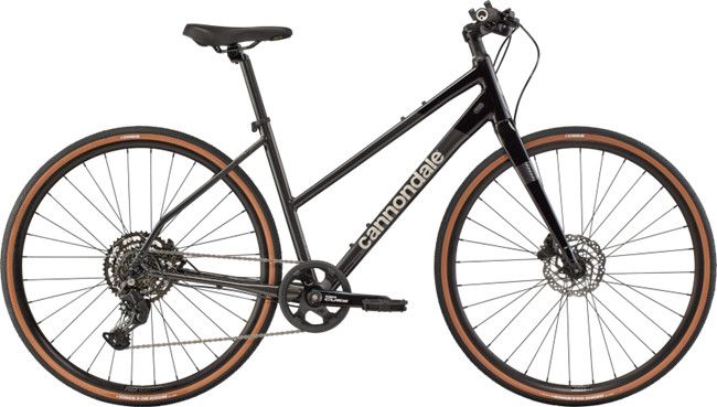 Cannondale Quick 2 StepThru, Color: Smoke Black, Size: X-Small