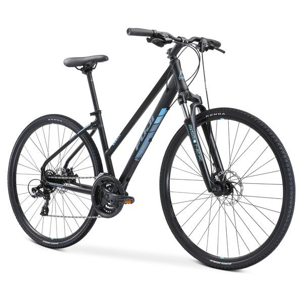 Fuji Traverse 1.7 ST, Color: Black / Cyan, Size: 15" (Small)
