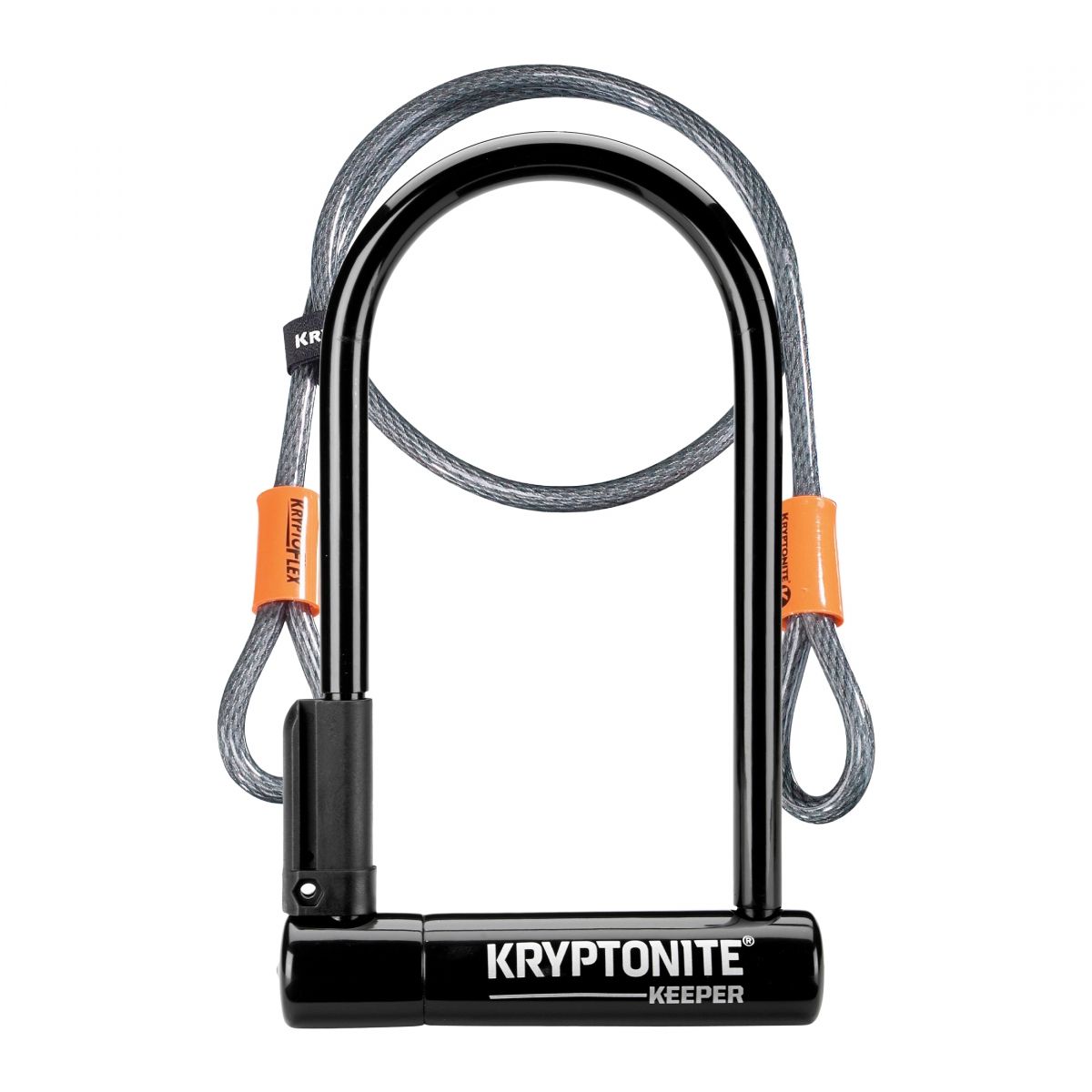 Kryptonite Keeper 12-STD U-Lock W/4' Flex Cable