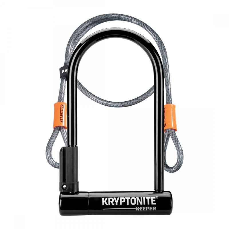 Kryptonite Keeper 12-STD U-Lock W/4' Flex Cable