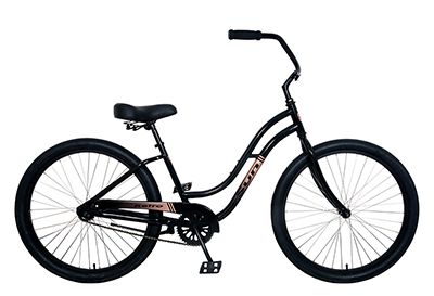Sun Bicycles Step Thru Retro CB Cruiser 26" - Jet Black