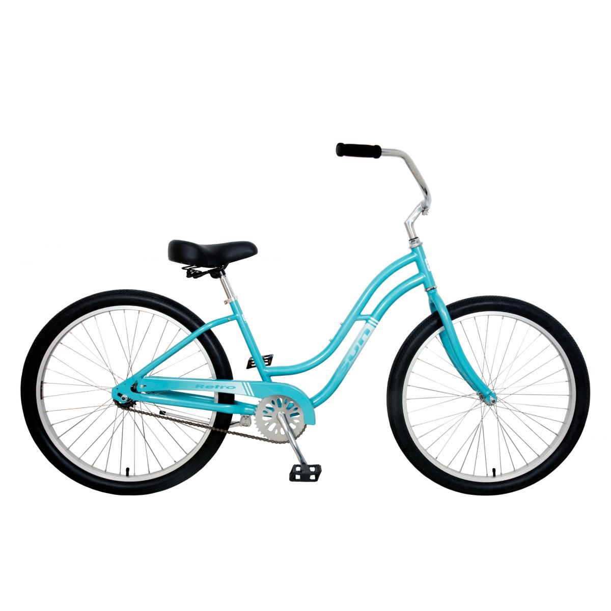 Sun Bicycles Step Thru Retro CB Cruiser 26" - Aqua Marine