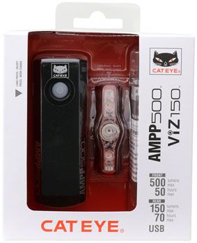 CatEye AMPP500S / VIZ150 Headlight Taillight Set
